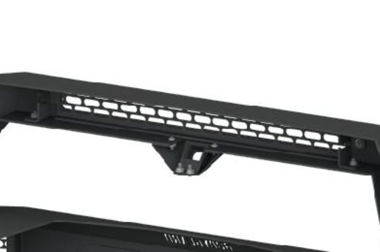Bodyguard LBF21MYTNN Baja winch-ready heavy duty off road front bumper with push bar design in textured black for 2021–2026 Ford Bronco—sensor-compatible truck bumper built for rugged performance by Bodyguard Bumpers