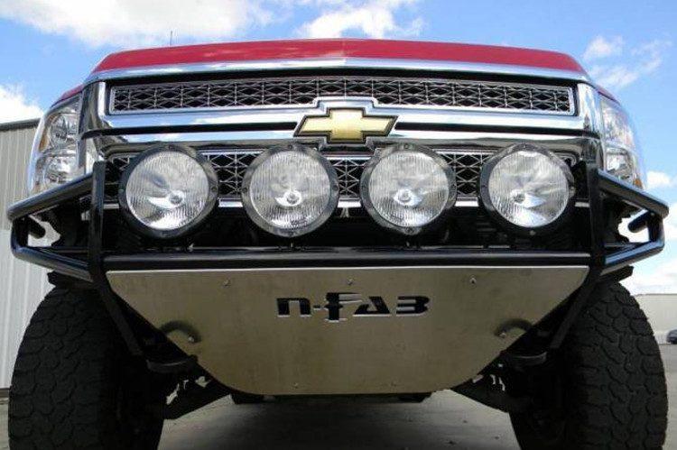 N-Fab C074RSP-TX Front Bumper Chevy Silverado 1500 2007-2013 Pre-Runner Textured Black RSP