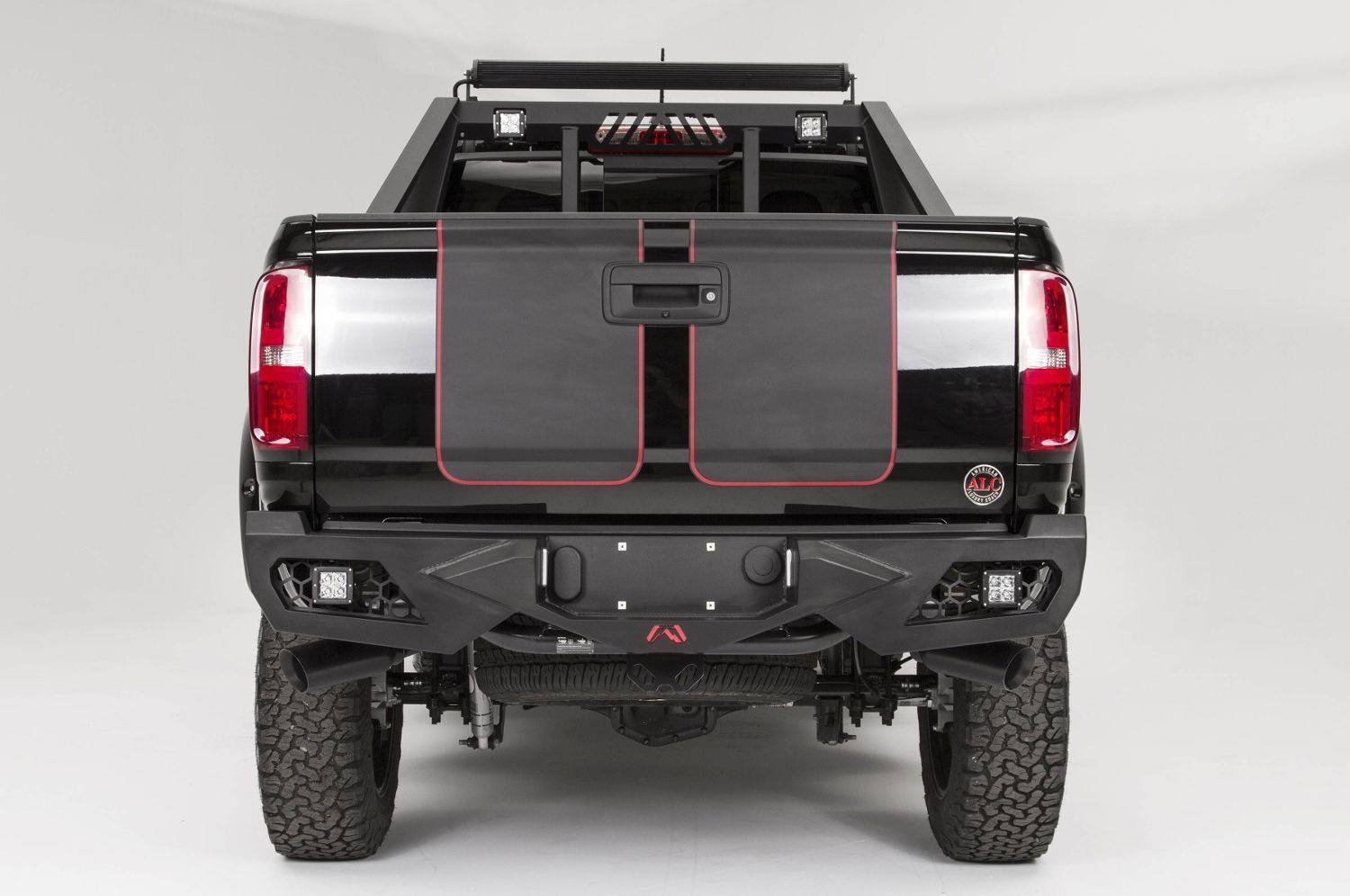 Fab Fours Vengeance Rear Bumper GMC Canyon CC15-E3351-1 2015-2016