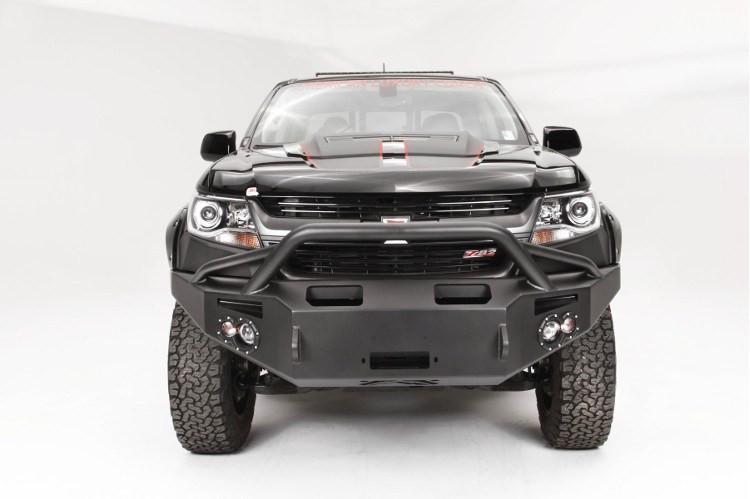 Fab Fours CC15-H3352-1 Chevy Colorado 2015-2020 Premium Front Bumper Winch Ready with Pre-Runner Guard (Does not fit Chevy Colorado ZR2)