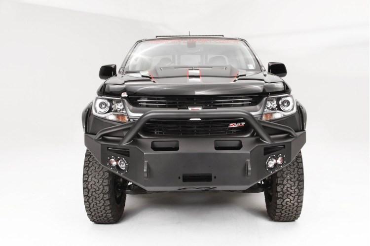 Fab Fours Chevy Colorado 2015-2017 Front Bumper Winch Ready with Pre-Runner Guard CC15-H3352-1