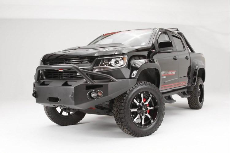 Fab Fours CC15-H3352-1 Chevy Colorado 2015-2020 Premium Front Bumper Winch Ready with Pre-Runner Guard (Does not fit Chevy Colorado ZR2)