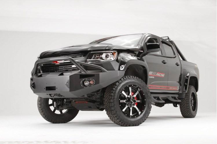Fab Fours CC15-H3352-1 Chevy Colorado 2015-2020 Premium Front Bumper Winch Ready with Pre-Runner Guard (Does not fit Chevy Colorado ZR2)