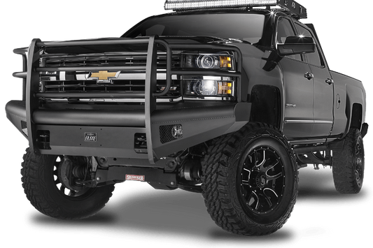 Fab Fours Chevy Silverado 2500/3500 2007.5-2010 Front Bumper with Full Guard CH08-Q2060-1