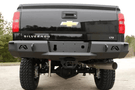Fab Fours CH08-W1450-1 Chevy Silverado 2500/3500 HD 2007.5-2010 Premium Rear Bumper Without Sensor