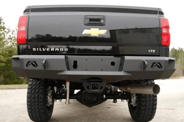 Fab Fours CH08-W1450-1 Chevy Silverado 2500/3500 HD 2007.5-2010 Premium Rear Bumper Without Sensor