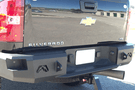 Fab Fours CH08-W1450-1 GMC Sierra 2500/3500 2007.5-2010 Premium Rear Bumper Without Sensor