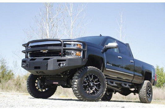 Fab Fours Chevy Silverado 2500/3500 2015-2017 Front Bumper Winch Ready with Full Guard CH14-A3050-1