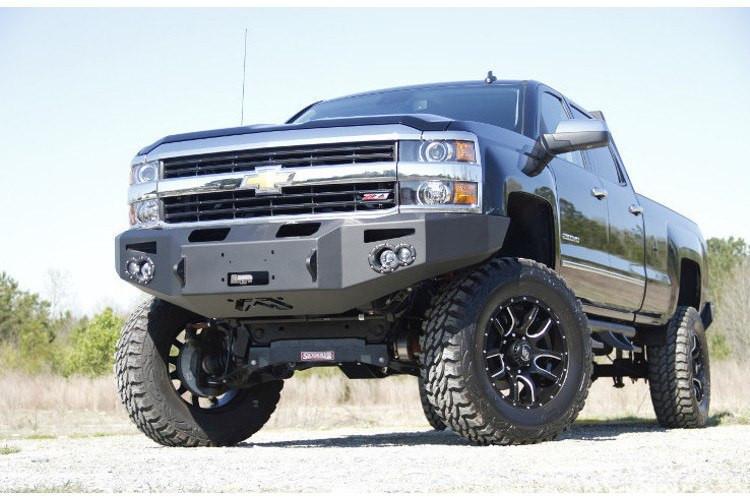 Fab Fours Chevy Silverado 2500/3500 2015-2017 Front Bumper Winch Ready No Guard CH14-A3051-1