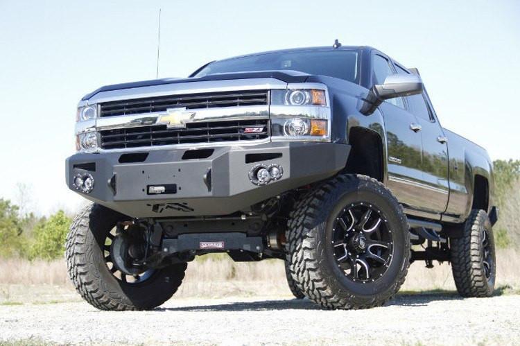 Fab Fours Chevy Silverado 2500/3500 2015-2017 Front Bumper Winch Ready No Guard CH14-A3051-1