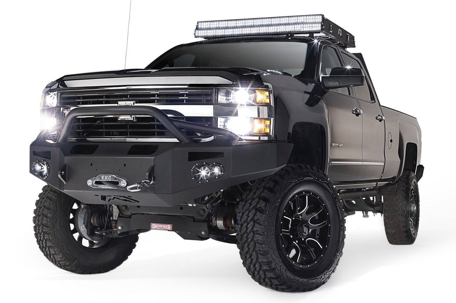 Fab Fours Premium Front Bumper Winch Pre-Runner 2015-2019 Chevy Silverado 2500/3500 CH14-A3052-1