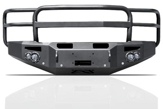 Fab Fours Chevy Silverado 2500/3500 2015-2018 Front Bumper Sensor Winch Ready with Full Guard CH14-C3050-1