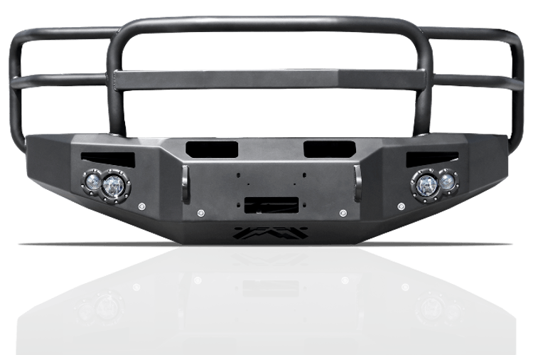 Fab Fours Chevy Silverado 2500/3500 2015-2018 Front Bumper Sensor Winch Ready with Full Guard CH14-C3050-1