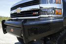Fab Fours CH14-S3061-1 Chevy Silverado 2500 /3500 2015-2019 Black Steel Front Bumper No Guard