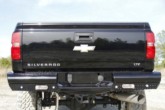 Fab Fours CH14-T3050-1 Chevy Silverado 2500/3500 2015-2020 Black Steel Rear Bumper