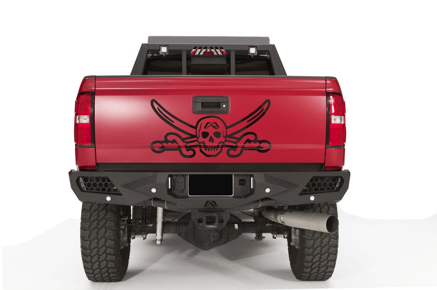 Fab Fours Vengeance Rear Bumper 2015-2019 Chevy Silverado 2500/3500 HD CH15-E3051-1