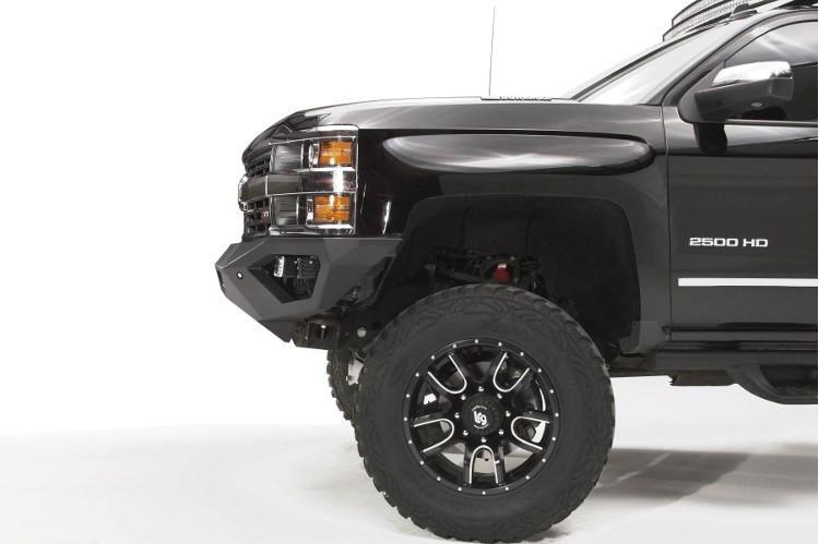 Fab Fours CH15-V3051-1 Chevy Silverado 2500/3500 HD 2015-2019 Vengeance Front Bumper No Guard with Sensor