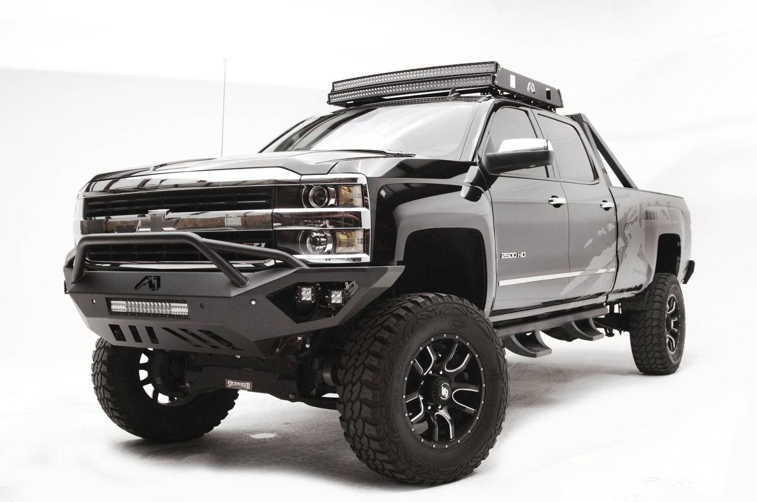 Fab Fours Vengeance Pre-Runner Front Bumper 2015-2019 Chevy Silverado 2500/3500 HD CH15-V3052-1