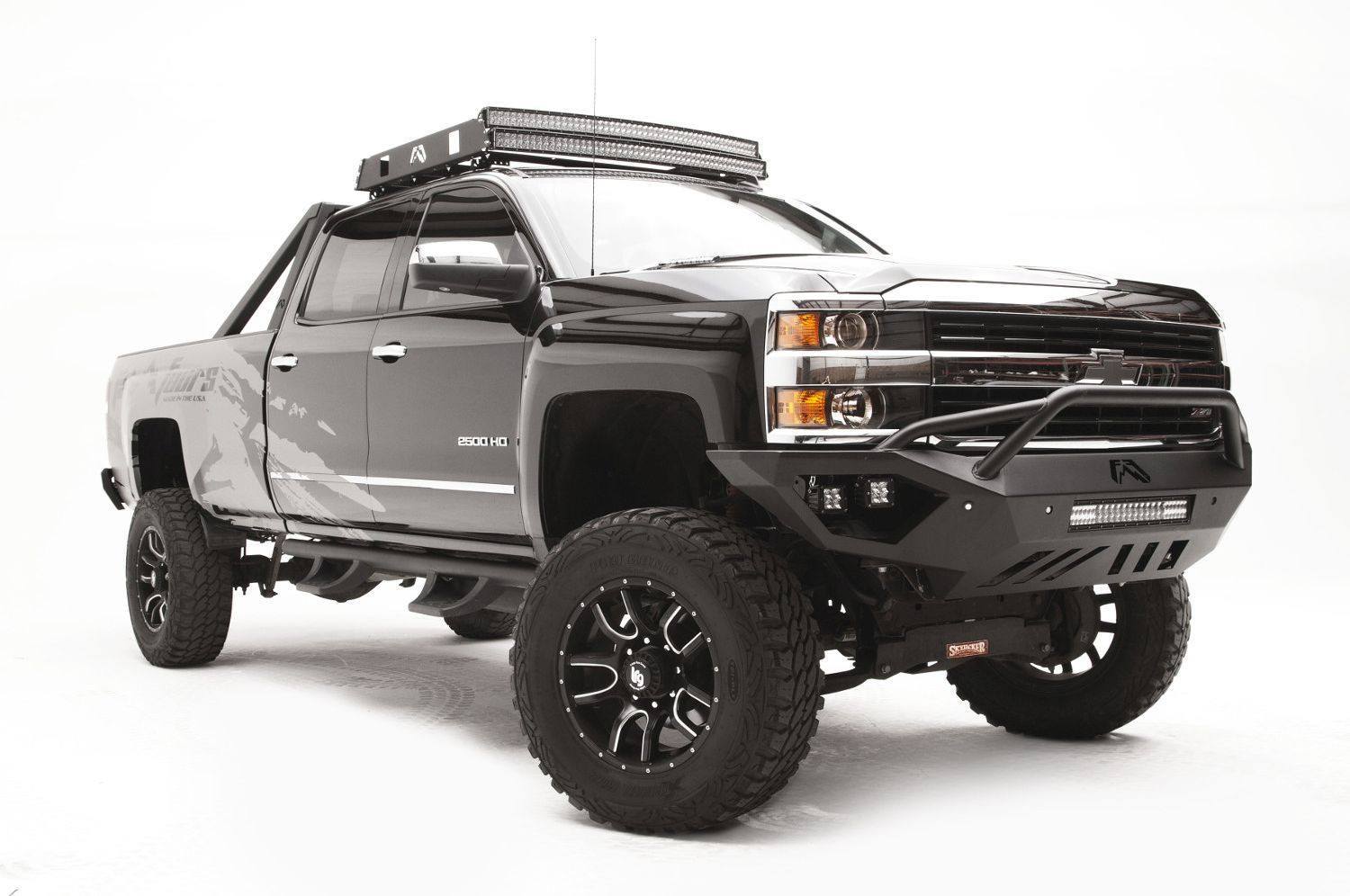 Fab Fours Vengeance Pre-Runner Front Bumper 2015-2019 Chevy Silverado 2500/3500 HD CH15-V3052-1