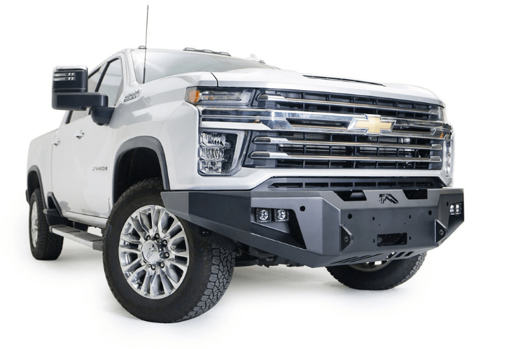 Fab Fours CH20-A4951-1 Chevy Silverado 2500/3500 2020-2023 Premium Front Bumper Sensor Winch Ready No Guard