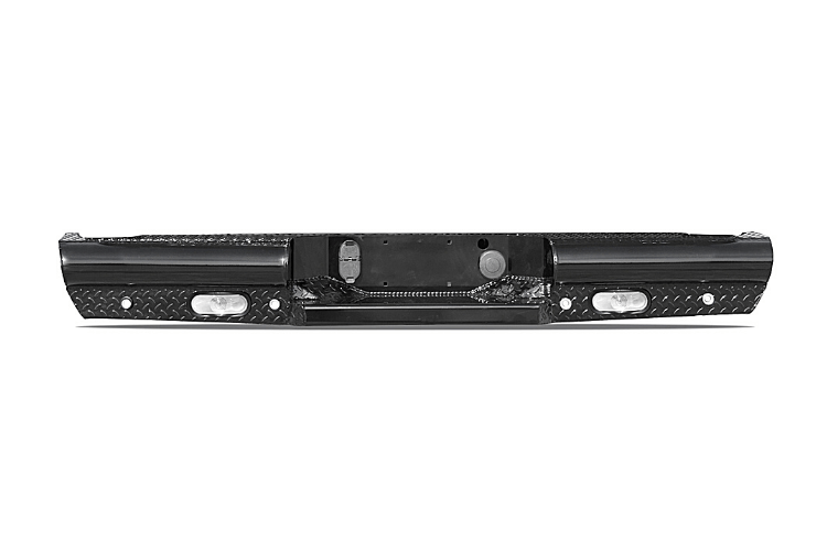Fab Fours CH20-T4950-1 GMC Sierra 2500/3500 2020-2023 Black Steel Rear Bumper