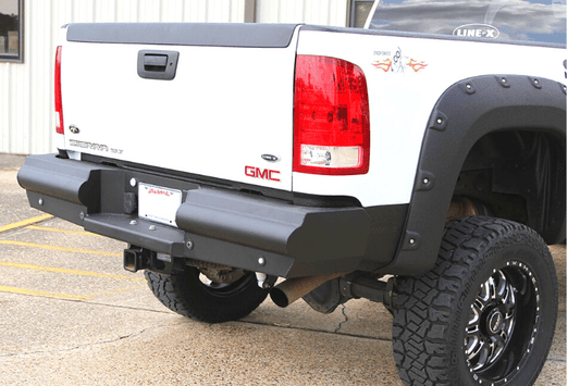 Fab Fours CH20-U4950-1 GMC Sierra 2500/3500 2020-2024 Black Steel Elite Rear Bumper