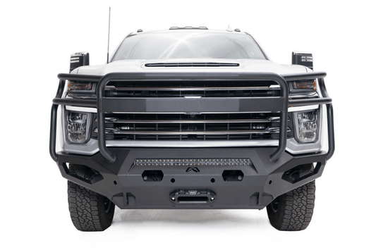 Fab Fours CH20-X4950-1 Chevy Silverado 2500/3500 HD 2020-2023 Matrix Front Bumper Winch Ready Full Guard