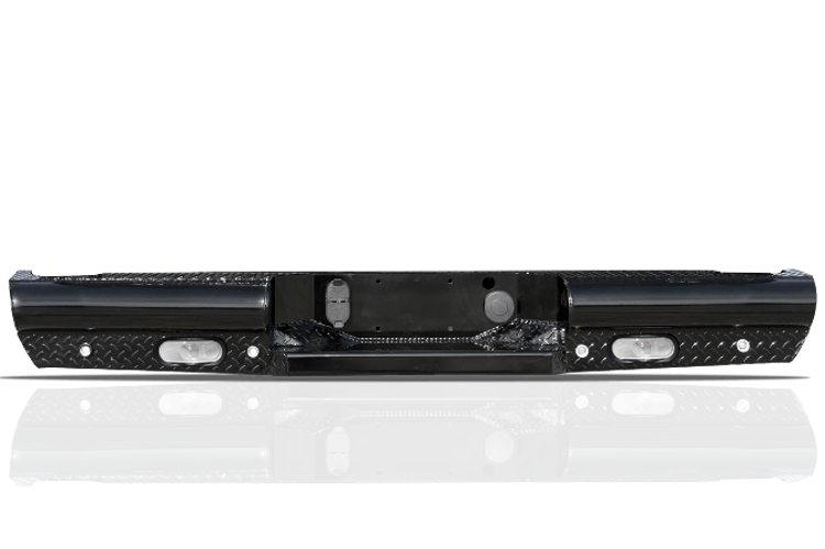 Fab Fours CH99-T1250-1 Chevy Silverado 2500/3500 Classic 2003-2007 Black Steel Rear Bumper