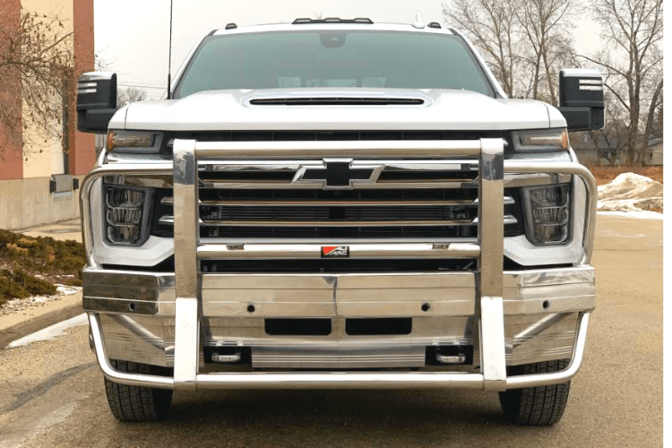 Ali Arc Traditional Aluminum Chevy Silverado 2500/3500 2020-2023 Front Bumper With Rake and Sensor CHR195S