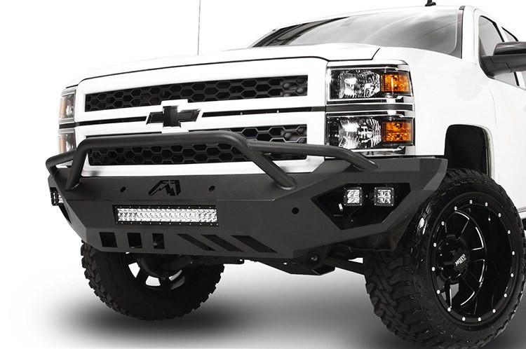Fab Fours Vengeance Front Bumper Chevy Silverado 1500 CS14-D3052-1 2014-2015 with Pre-Runner Guard