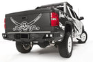 Fab Fours Chevy Silverado 1500 2014-2017 Rear Bumper Bare Finish with Sensor CS14-E3151-B