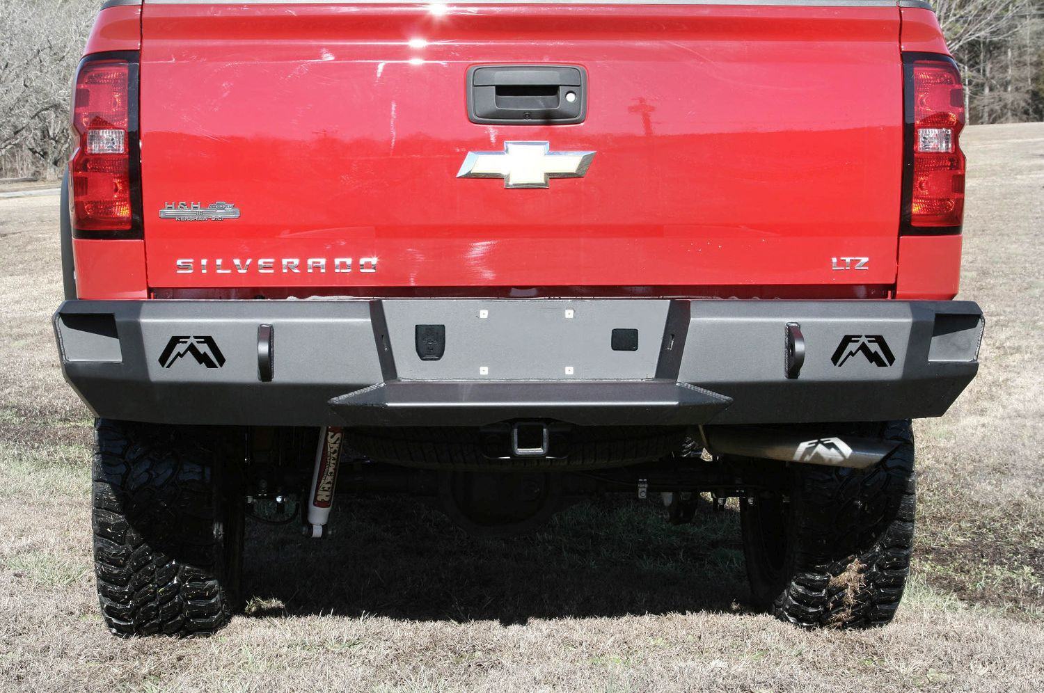 Fab Fours Premium Truck Rear Bumper 2014-2016 Chevy Silverado Silverado 1500 CS14-W3150-1 - BumperOnly