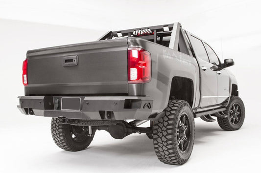 Fab Fours Premium Truck Rear Bumper 2014-2018 Chevy Silverado Silverado 1500 CS14-W3151-1 - BumperOnly