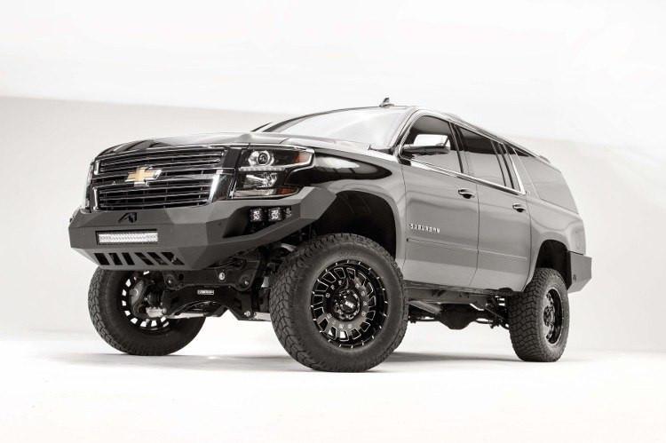 Fab Fours CS15-D3551-1 Chevy Suburban Only 2015-2020 Vengeance Front Bumper No Guard