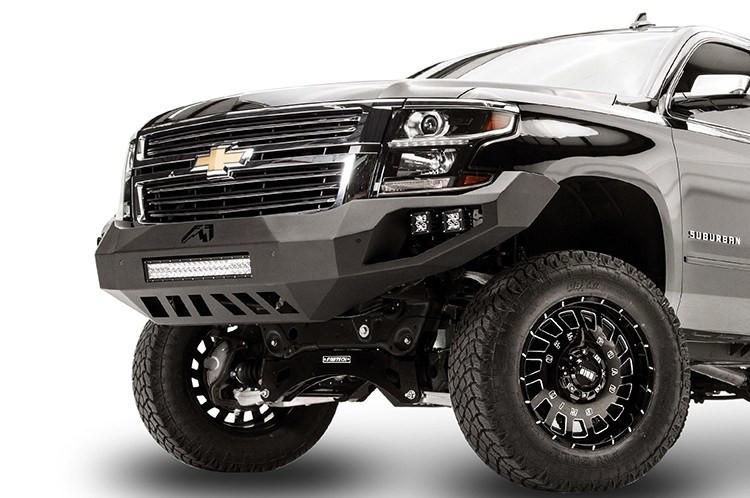 Fab Fours CS15-D3551-1 Chevy Suburban Only 2015-2020 Vengeance Front Bumper No Guard
