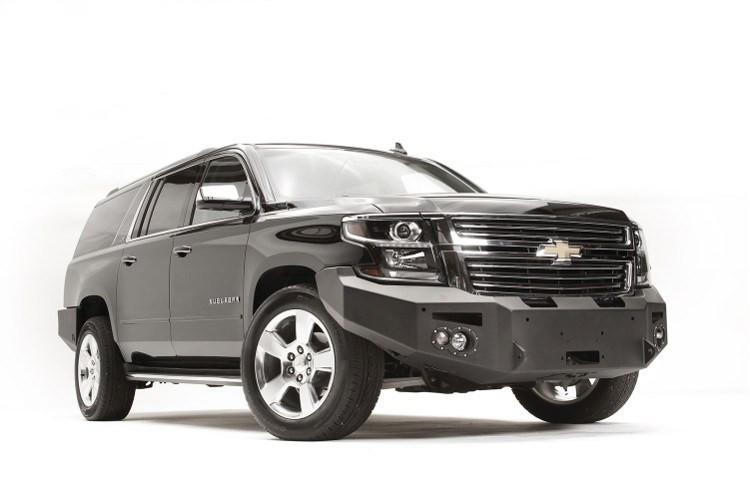 Fab Fours CS15-F3551-1 Chevy Suburban 1500 2015-2020 Premium Front Bumper Sensor Winch Ready No Guard