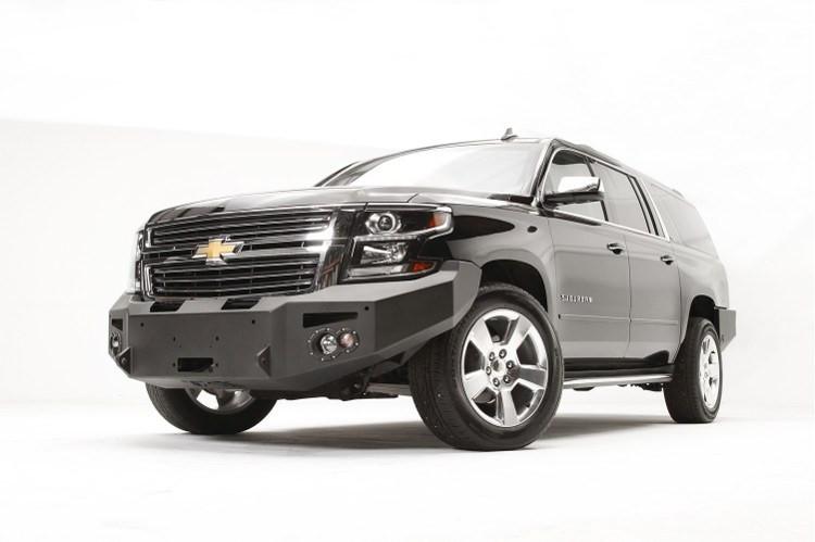 Fab Fours CS15-F3551-1 Chevy Suburban 1500 2015-2020 Premium Front Bumper Sensor Winch Ready No Guard