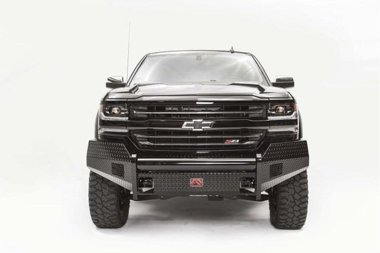 Fab Fours Chevy Silverado 1500 2016-2017 Front Bumper No Guard with Tow Hooks CS16-K3861-1