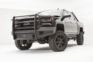 Fab Fours Chevy Silverado 1500 2016-2017 Front Bumper Full Guard with Tow Hooks CS16-R3860-1