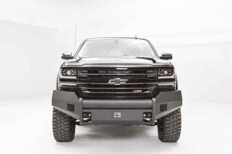 Fab Fours Chevy Silverado 1500 2016-2017 Front Bumper No Guard with Tow Hooks CS16-R3861-1