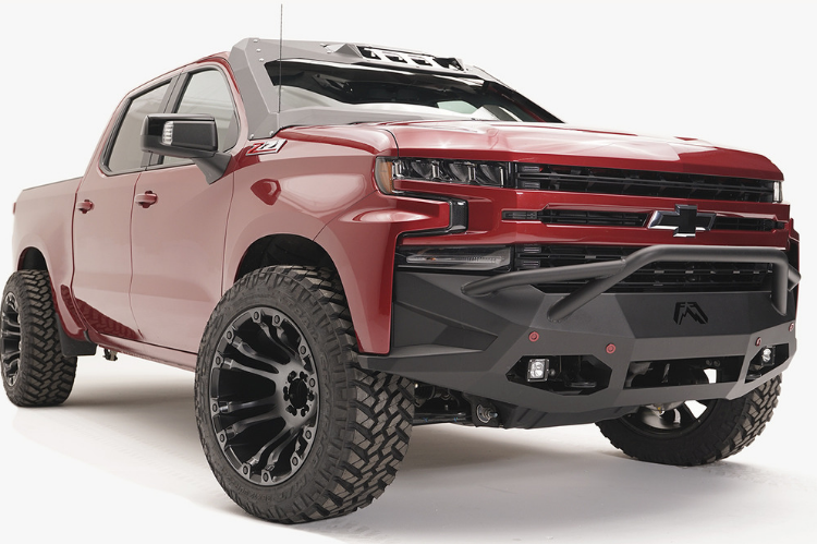 Fab Fours Vengeance Front Bumper Pre-Runner Guard Chevy Silverado 1500 2019-2022 CS19-D4052-1