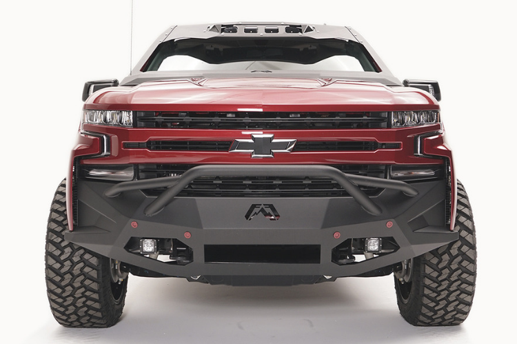 Fab Fours Vengeance Front Bumper Pre-Runner Guard Chevy Silverado 1500 2019-2022 CS19-D4052-1