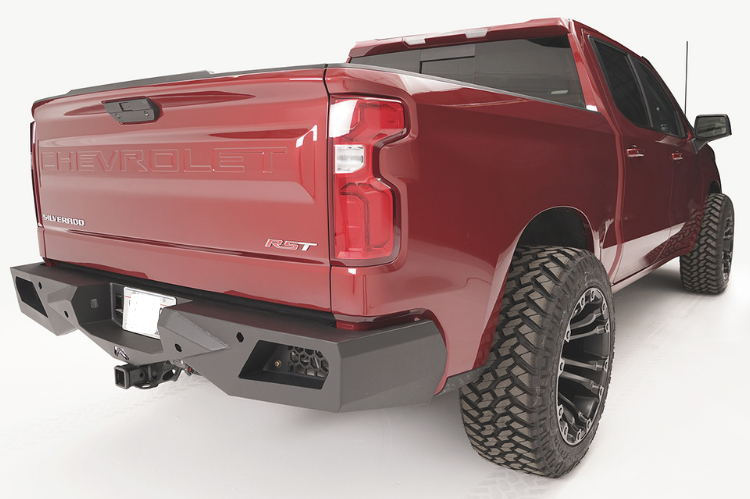 Fab Fours Vengeance Rear Bumper 2019-2024 Chevy Silverado 1500 CS19-E4051-1