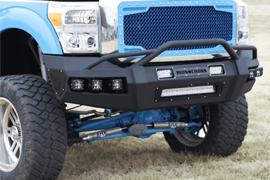 Iron Cross 62-425-11 Ford F450/F550 Superduty 2011-2016 Hardline Front Bumper With Push Bar