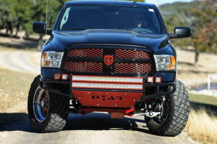 N-Fab D092LRSP-TX Front Bumper Dodge Ram 1500 2009-2017 Pre-Runner Textured Black RSP