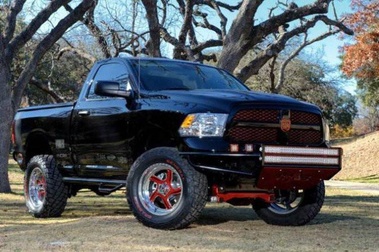 N-Fab D092LRSP-TX Front Bumper Dodge Ram 1500 2009-2017 Pre-Runner Textured Black RSP