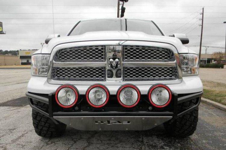 N-Fab D094RSP Front Bumper Dodge Ram 1500 2009-2017 Pre-Runner Gloss Black RSP