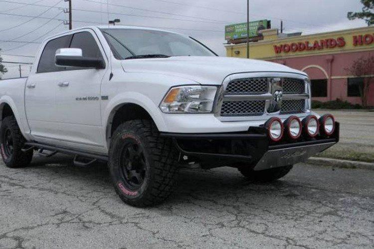 N-Fab D094RSP Front Bumper Dodge Ram 1500 2009-2017 Pre-Runner Gloss Black RSP