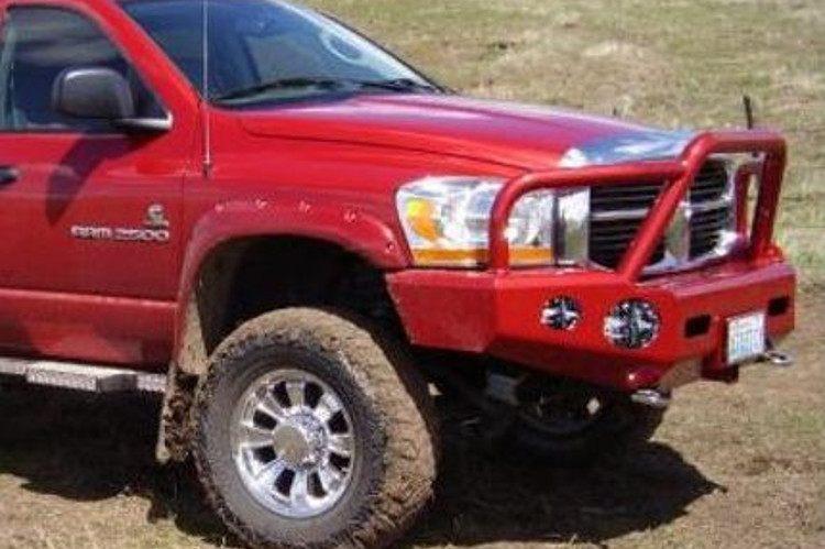 Buckstop Dodge Ram 1500 2006-2009 Front Bumper Winch Ready with Tow Hooks D4BAJA