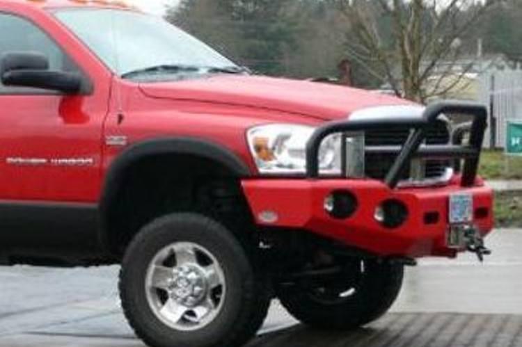 Buckstop Dodge Ram 1500 2006-2009 Front Bumper Winch Ready with Tow Hooks D4BAJA